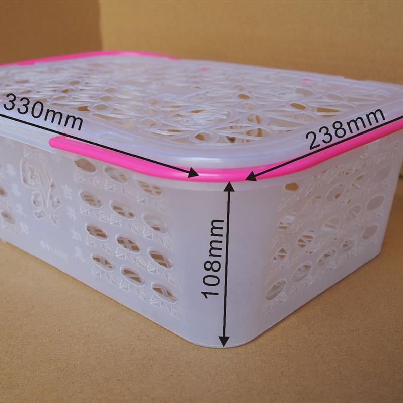 蔬菜水果周转箱周转龙眼篮子杨梅物流胶框运输荔枝萝水果运输框