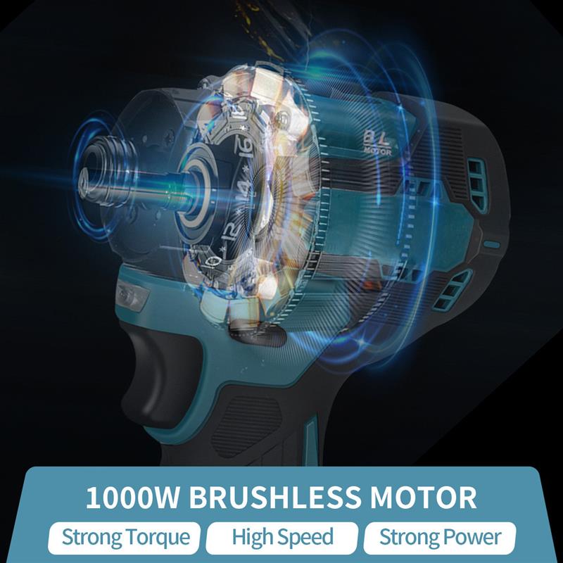 扭矩20+1.1/4英寸无刷电动螺丝刀无绳280N电钻m电动钻头动力工具