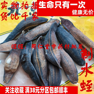 50克 烫水蛭 炙水蛭可制水蛭打粉 特级中药材 品质精选