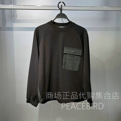 B1CRF4437L9  太平鸟男装2025年冬装新时尚休闲潮流宽松长袖卫衣