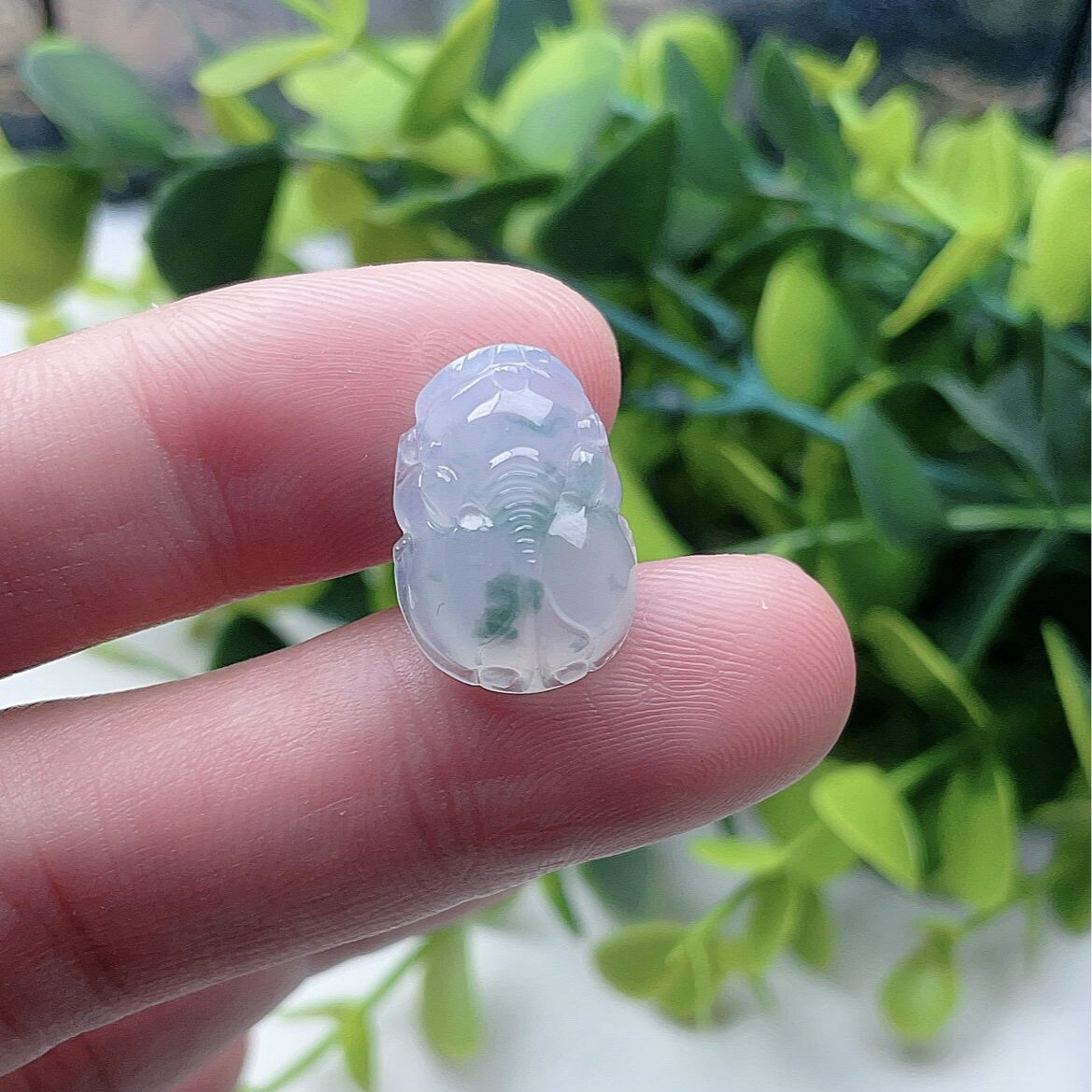 翡翠冰飘花霸王独角貔貅吊坠天然缅甸老坑入财貔貅手链挂坠镶嵌件