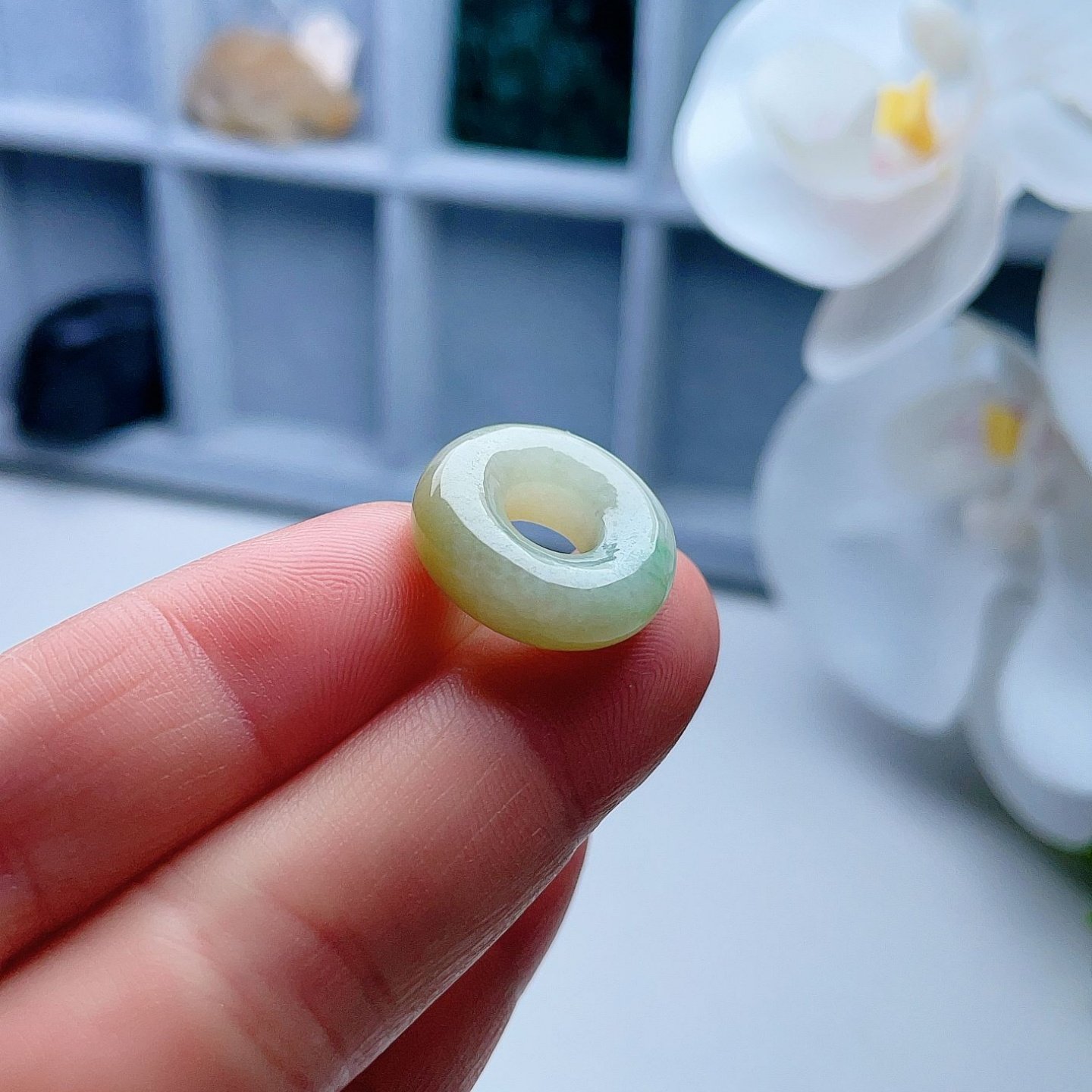 天然A货翡翠厚装平安扣吊坠淡黄绿飘淡阳绿缅甸老坑甜甜圈挂坠,珠宝/钻石/翡翠,颈饰,淘宝优惠券,粉丝福利购,淘宝优惠卷