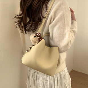 简约托特包女大容量通勤单肩包质感手提包休闲包包2026新款 斜挎包