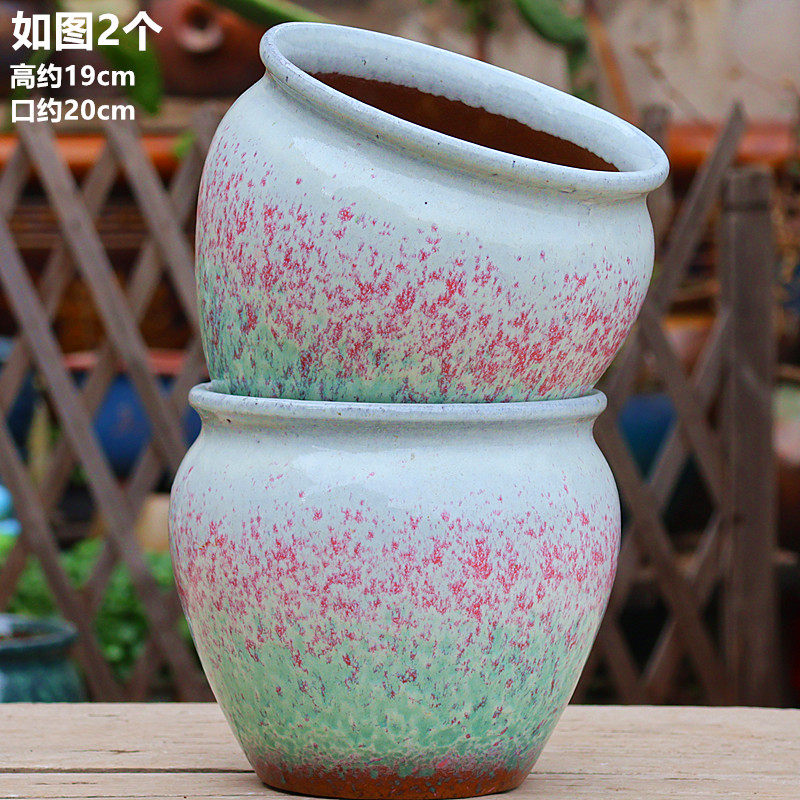 特大口径多肉植物绿植粗陶盆家用陶瓷高盆兰花三角梅花盆轻奢大盆,鲜花速递/花卉仿真/绿植园艺,花盆,淘宝优惠券,粉丝福利购,淘宝优惠卷