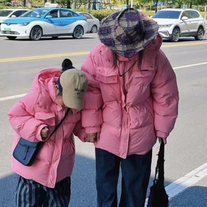 反季童装儿童羽绒服中长款加厚白鸭绒冬装男童女童宝宝亲子装外套