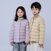 儿童羽绒服轻薄款 韩版 男童女童中大童宝宝学生坎肩羽绒服内胆外套