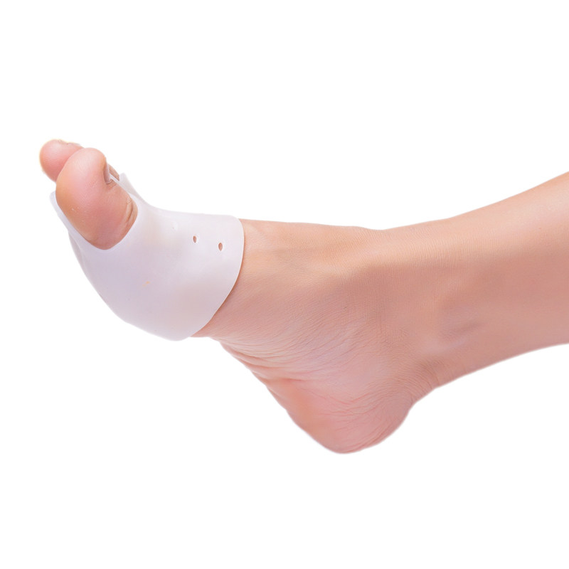 BUNION 교정기 슈퍼 소프트 앞발 패드 하이힐 패드 안티 통증 손바닥 보호 커버 안티 슬립 안티 마모 남성과 여성을위한 하프 사이즈 패드