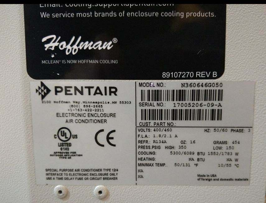 pentair n360646g050原装空调现货询价