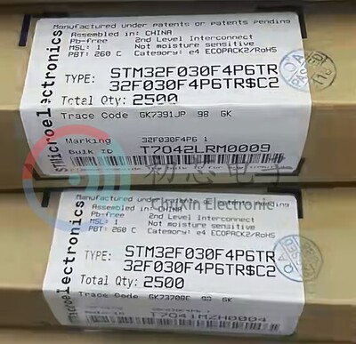 【初芯电子】全新原装STM32F030F4P6TR TSSOP20 32位微控制器闪存