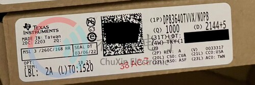 【初芯电子】全新原装DP83640TVVX/NOPB 封装LQFP48 以太网收发器