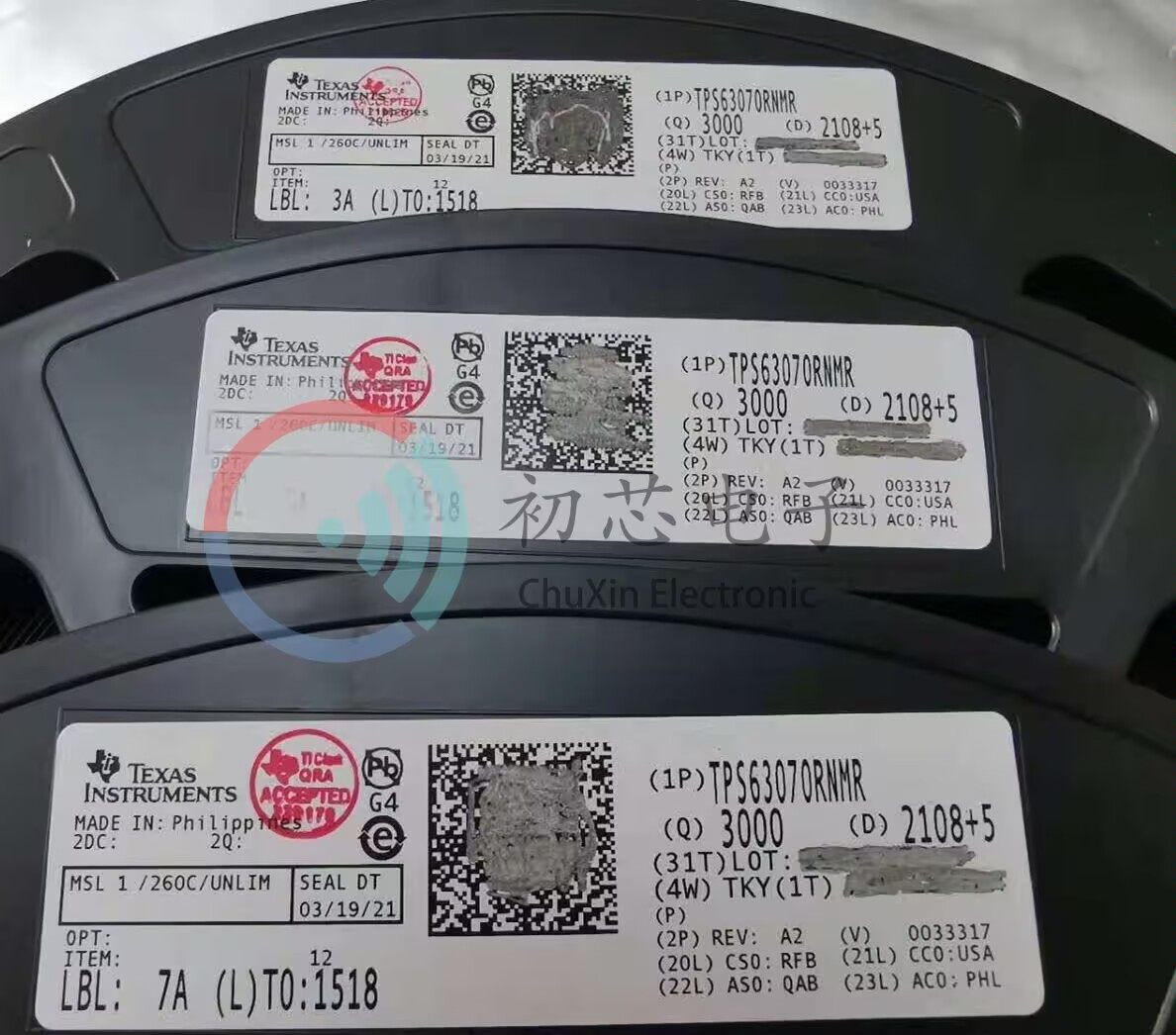 【初芯电子】全新原装 TPS63070RNMR VQFN15 丝印3070 开关稳压器