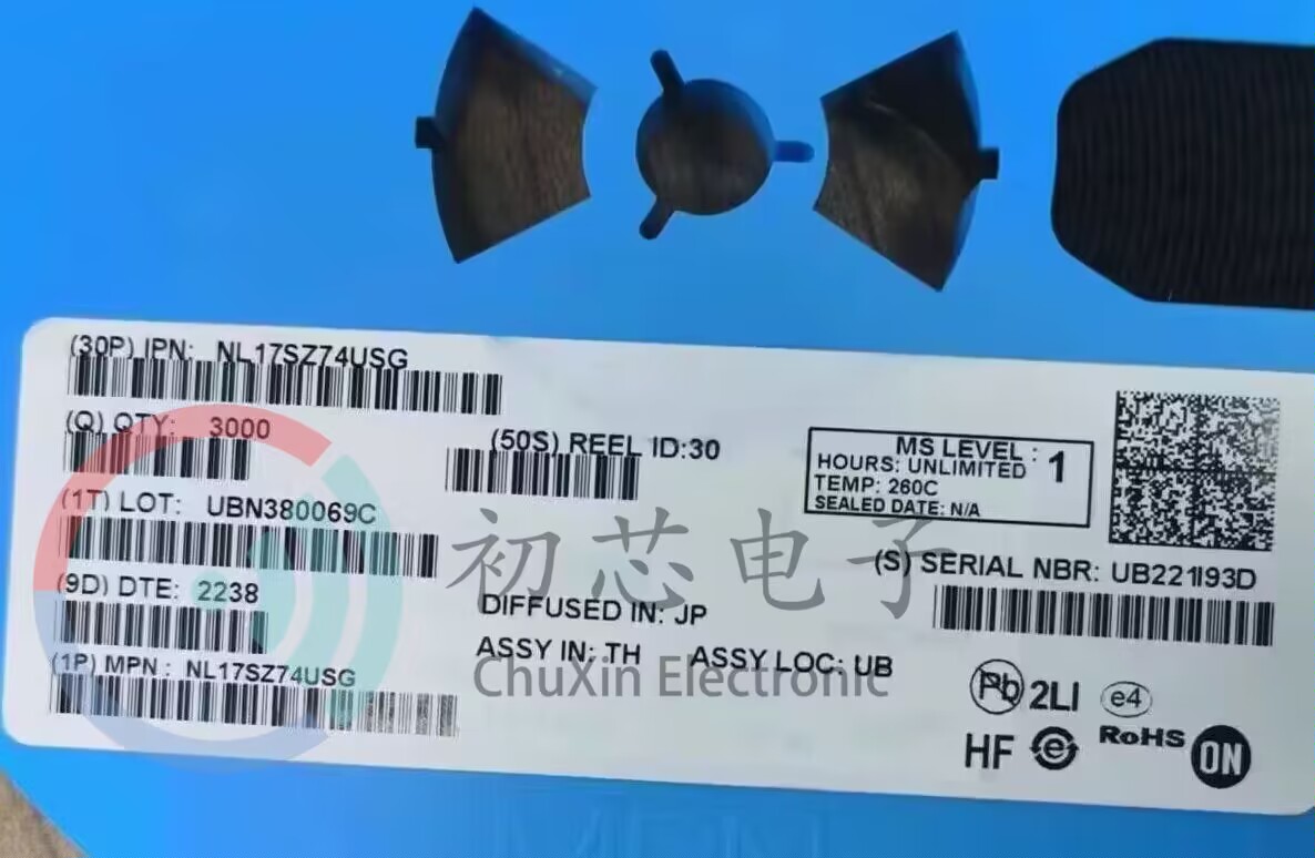 【初芯电子】全新原装 NL17SZ74USG  VFSOP-8 丝印MH* 逻辑触发器