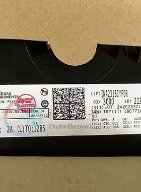 全新原装 INA231BIYFDR 封装DSBGA-12 电流检测及功率监控器芯片