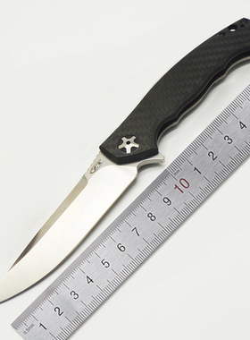 零误差ZT0452 钛合金碳纤维柄小折刀