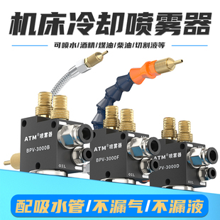 万向型喷嘴机床冷却喷雾器切削液加工铣床车床雕刻机降温冷却水管