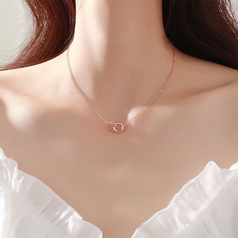 轻奢小众设计时尚百搭气质银项链