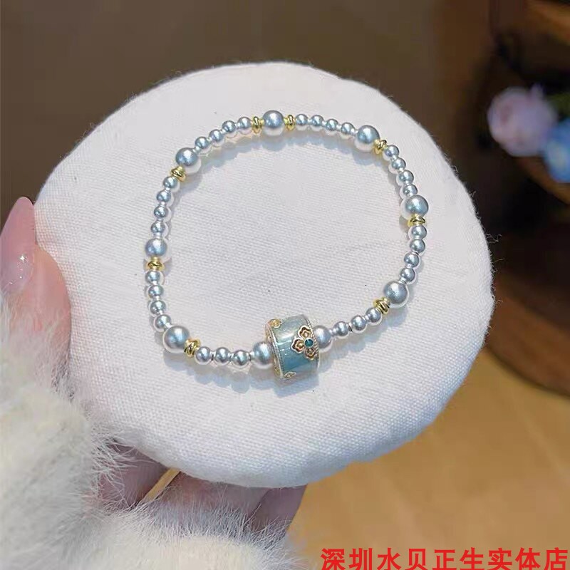 宝相花纯银手链女百搭时尚轻奢