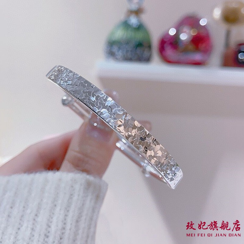 碎碎冰纯银手镯女时尚轻奢高级感