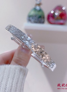 碎碎冰纯银手镯女时尚轻奢高级感