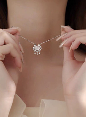 吉祥如意简约百搭轻奢高级感银链