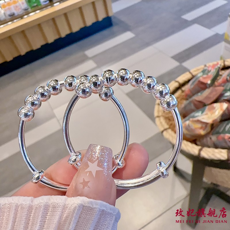 香港正生转运珠银珠纯银手镯足银9999男女宝宝婴儿满月周岁礼物,饰品/流行首饰/时尚饰品新,手镯,淘宝优惠券,粉丝福利购,淘宝优惠卷