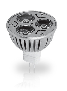 MR16 12V3W  High Power LED bulb spot light(White/Warm White)