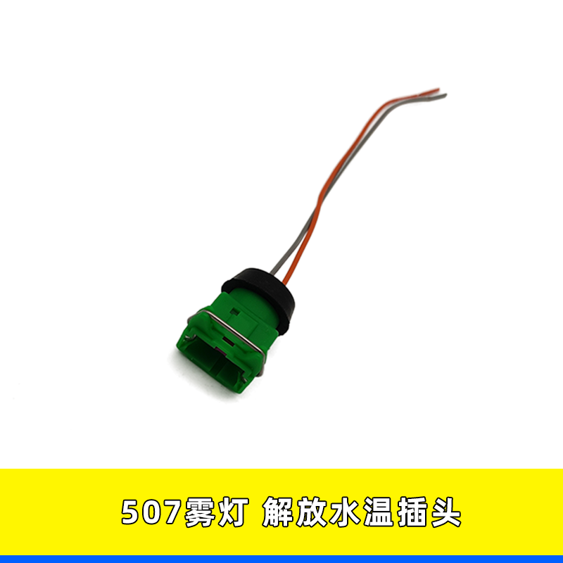 霸龙507雾灯解放水温插头插座