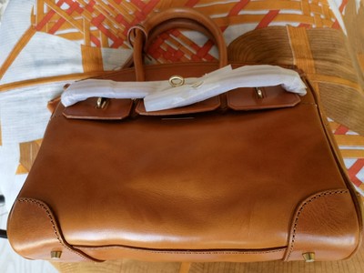 制道手工皮包全植鞣头层真牛硬皮铂金包手提斜挎包30*24女士包包