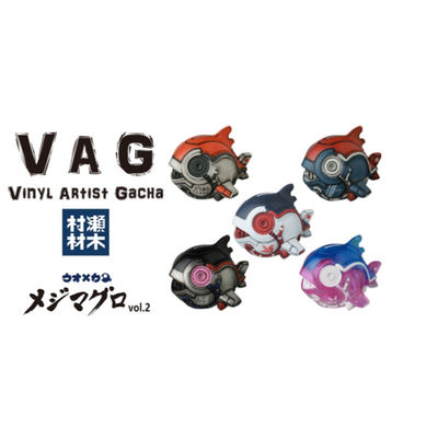 虾壳社 现货日本MEDICOM扭蛋 立体 摆件 10周年系列纪念VAG机械鱼