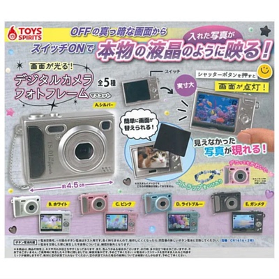 虾壳社 现货日本TOYS SPIRITS扭蛋 可换照片展示的迷你相机 模型
