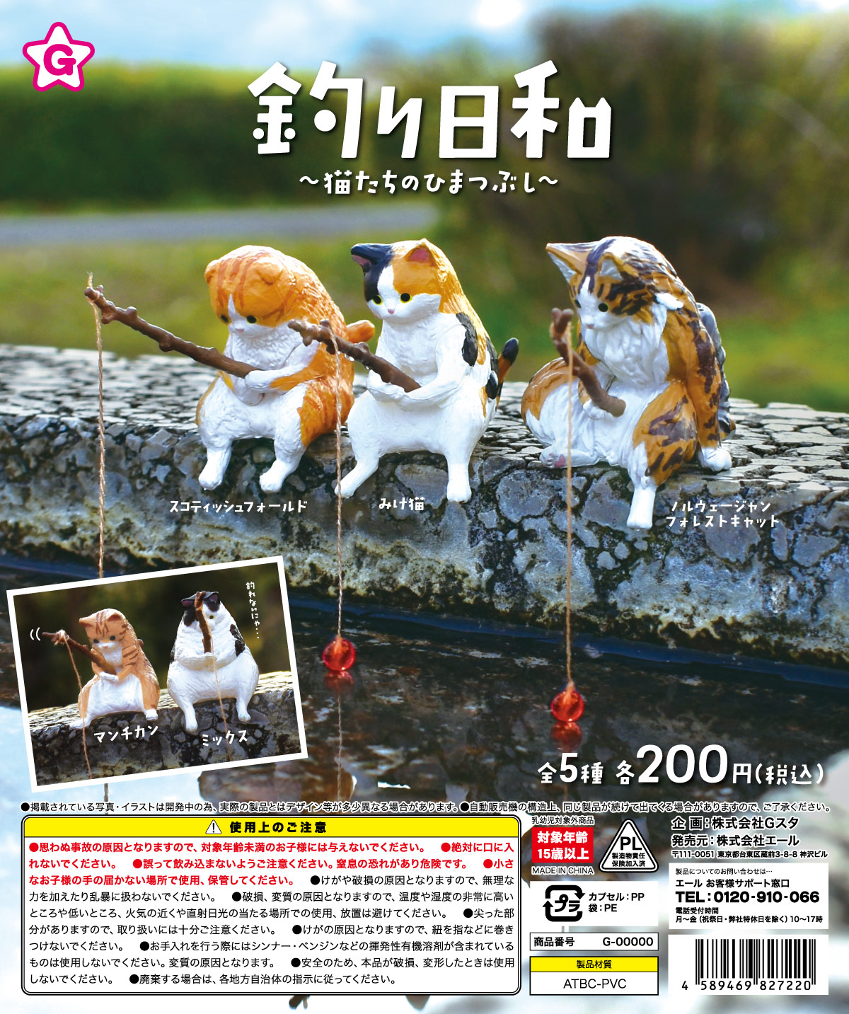 日本柴犬法斗运动钓鱼的猫咪