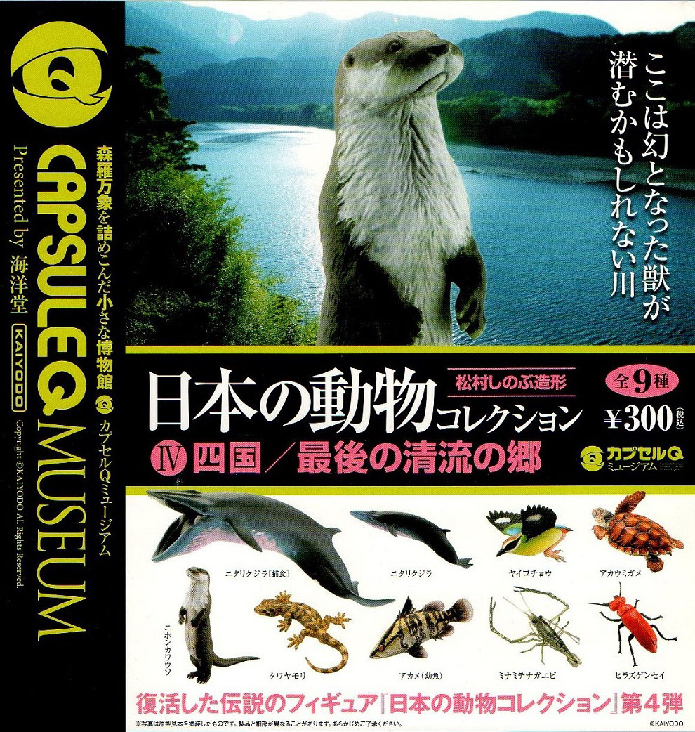 日本现货扭蛋Kaiyodo动物四国篇