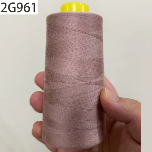 浅紫棕402高速家用老式缝纫机线