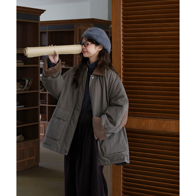 10.31翻领派克羽绒服羽绒外套2024秋冬