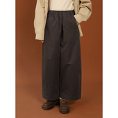 9.26日系宽松松紧腰侧缝线工装 裤