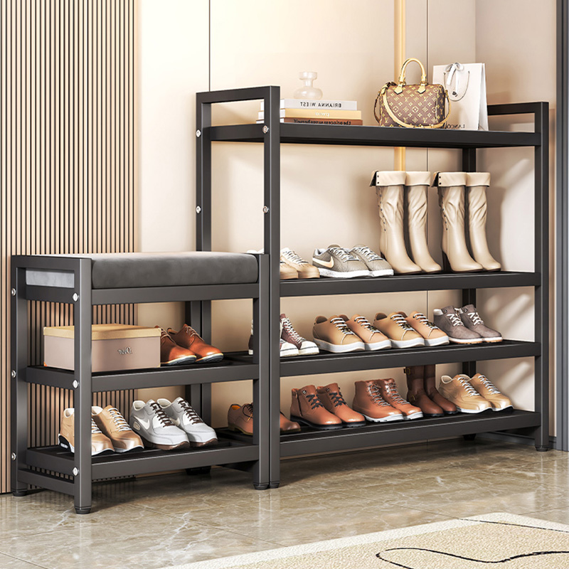 鞋架家用门口多层2025新款爆款入户门简易换鞋凳可坐门外楼道鞋柜