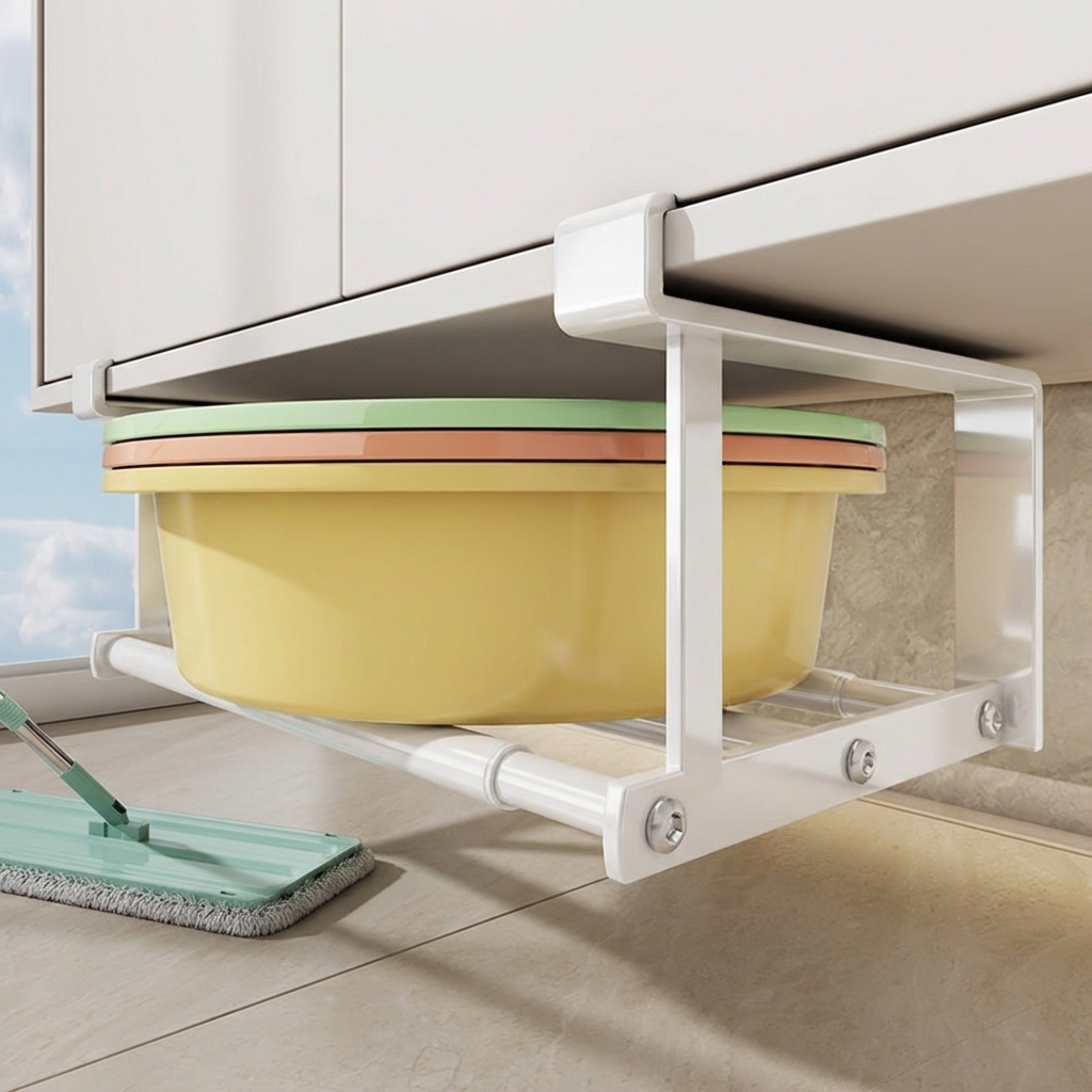 脸盆收纳架可伸缩浴室柜下盆子放置架卫生间洗脸盆置物架挂盆神器,家庭/个人清洁工具,脸盆架,淘宝优惠券,粉丝福利购,淘宝优惠卷