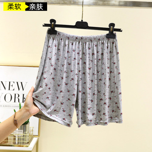 莫代尔薄款居家短裤女夏