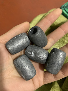 纯铅坠橄榄形穿心通心铅坠撒网抛网脚子角子坠子垂钓渔网加重铅坠