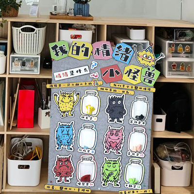 幼儿园教室心理角环创主题墙面