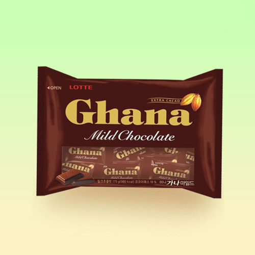 乐天Ghana巧克力纯可可脂