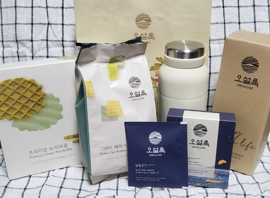 OSULLOC抹茶韩国威化饼干华夫饼