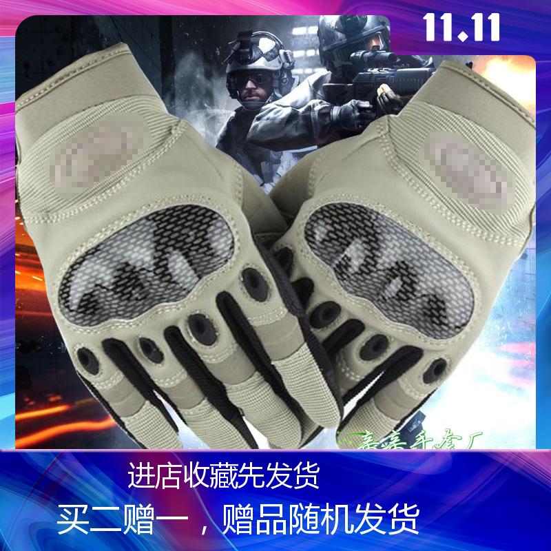 军迷全指骑行运动健身战术手套