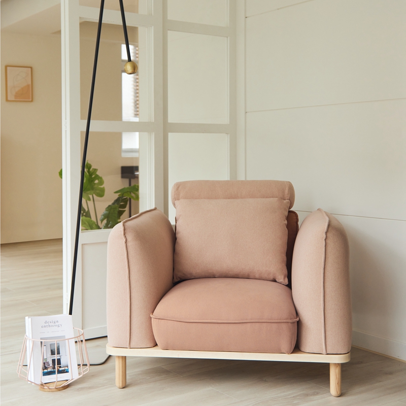 camino布艺云朵实木沙发