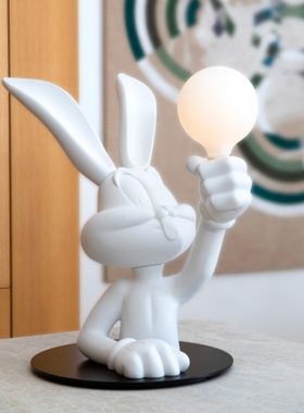 Leblon Delienne Paul Cocksedge兔八哥艺术雕塑灯桌面摆件装饰灯