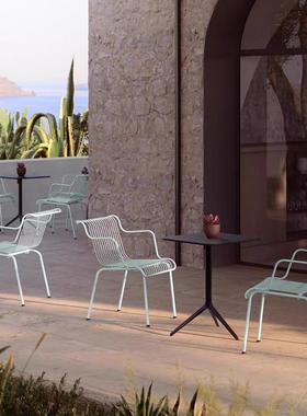 意大利Magis South曲线线条简约户外椅庭院阳台椅餐椅长椅休闲椅