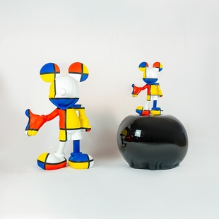 乐布隆Leblon delienne蒙德里安卡通米奇米妮客厅卧室桌面摆件