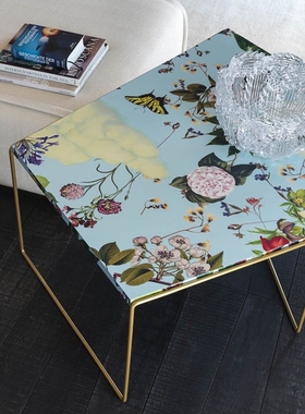 意大利进口Driade ZAGAZIG黑白条纹几何图案茶几边几沙发边桌角几