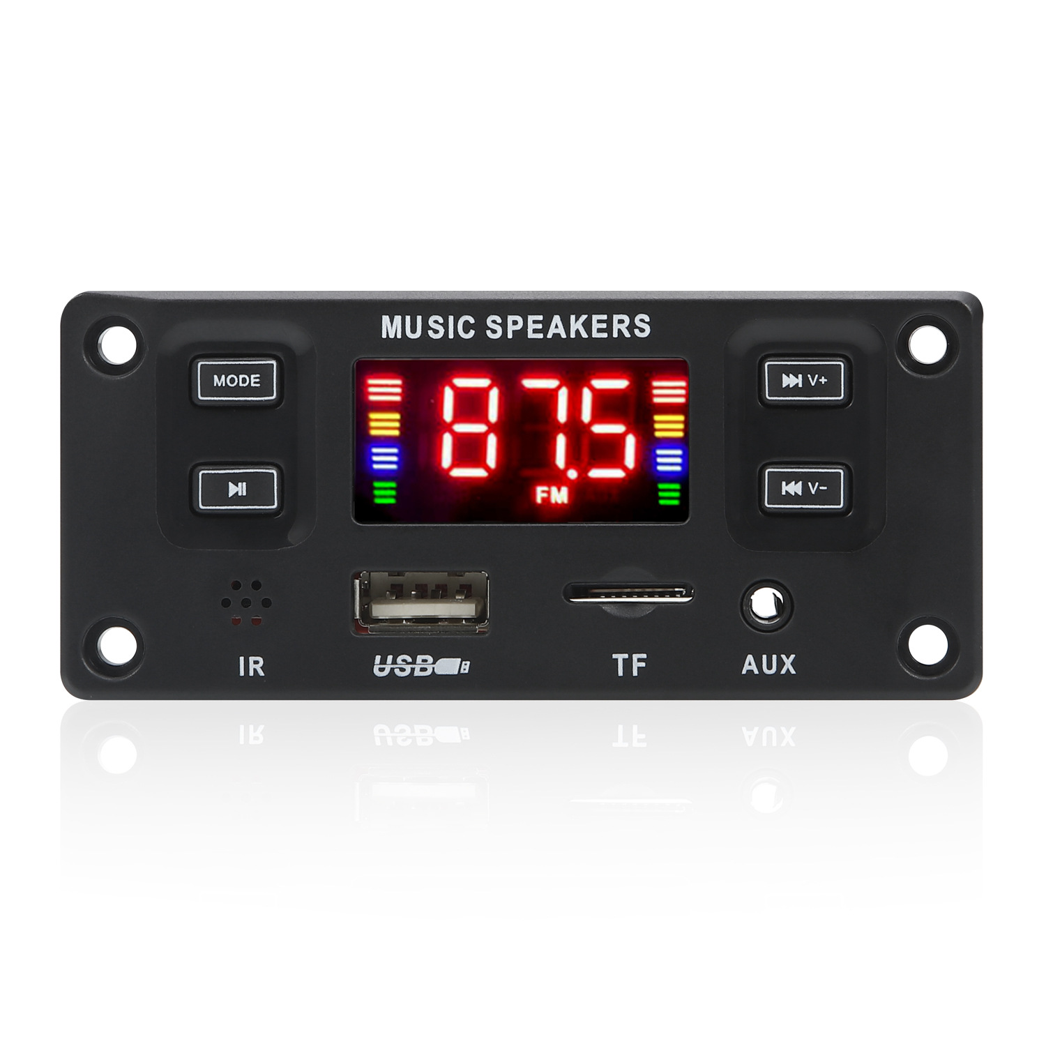 12V带功放2*30W蓝牙解码板彩屏带录音通话无损主板带蓝牙JX-Y07