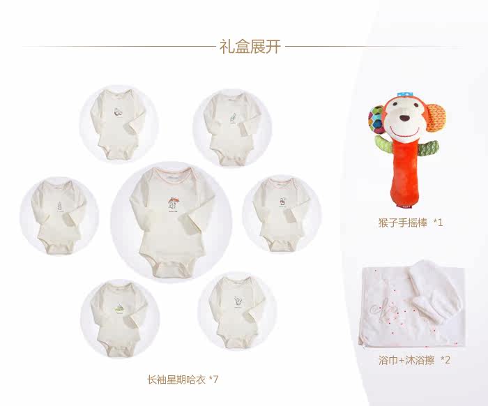 Coffret cadeau pour nouveau-né - Vêtements + Fournitures - Ref 1952964 Image 3